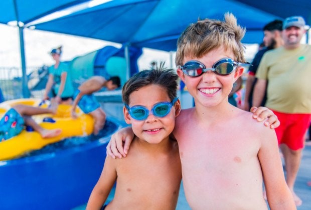 Mommy Poppins readers get 15% OFF waterpark tickets! Photo courtesy of Splashway Waterpark and Campground