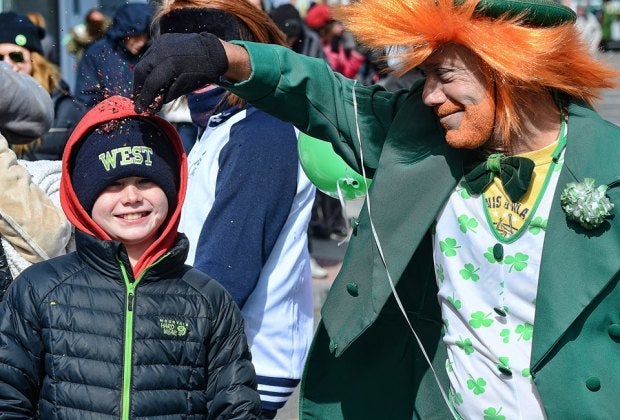There are plenty of characters out at the St. Patrick's Day Parade in Stamford. Photo courtesy of the event