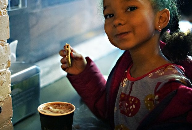 Revel in a hot chocolate brew at Steamy Hallows. 