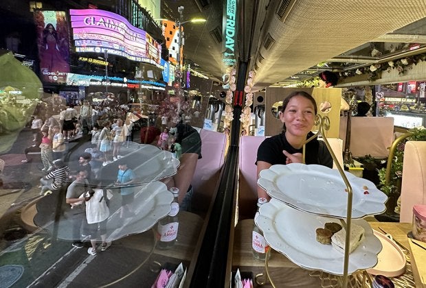 Tea Around Town combines a sumptuous meal with a unique view NYC landmarks! Photo by Jody Mercier