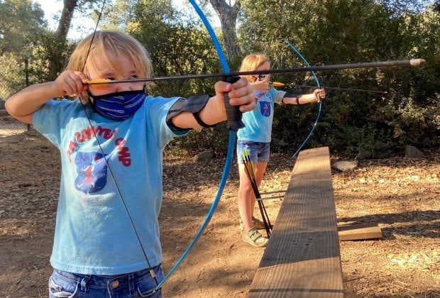 Where else are kids going to learn archery, besides summer camp? Photo courtesy of Tom Sawyer Camp