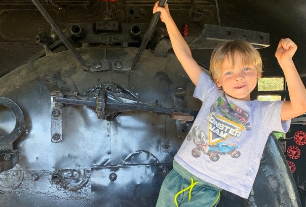 Climb aboard trains at Travel Town in Griffith Park. Photo by Kylie Williams