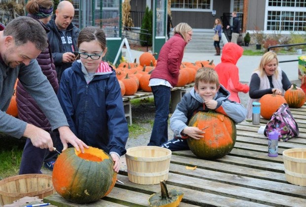 Pumpkinfest in Needham, MA benefits Boston Children's Hospital. Photo courtesy of Volante Farms