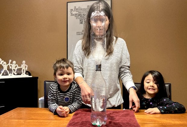 Create a water vortex for a simple experiment with exciting results!