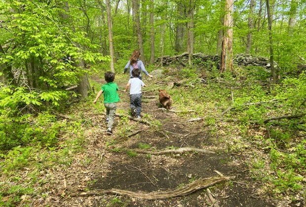 Little ones love to stretch their legs on the trails and explore nature all around. Photo by Sara M.