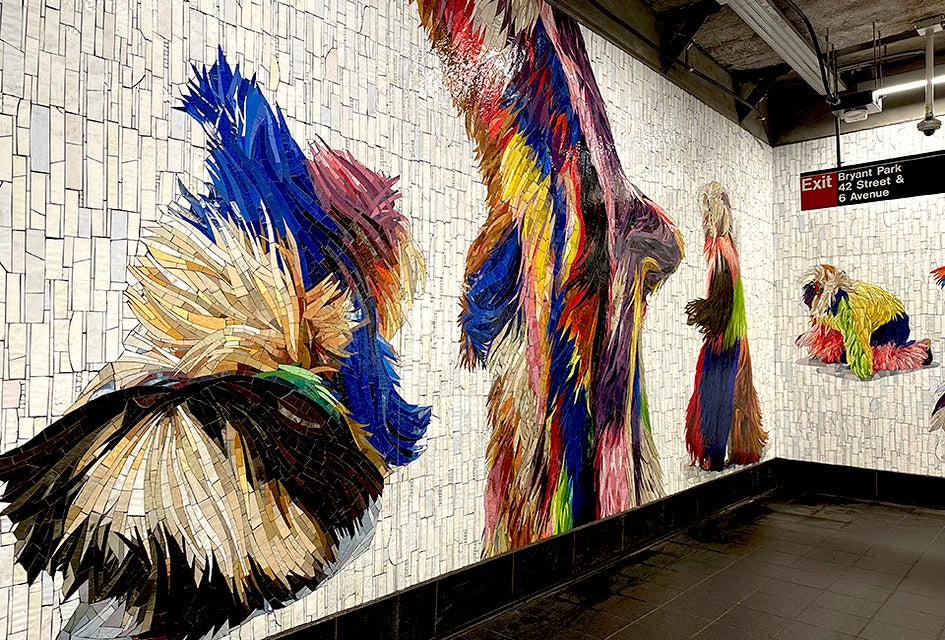 Nick Cave's “Each One, Every One, Equal All,” is a stunning subway art installation in one of the city's busiest stations.  
