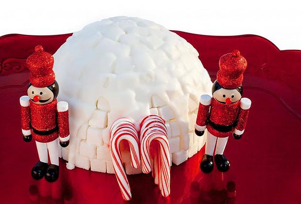 Sugar Cube Igloos are a great Christmas Craft for Kids