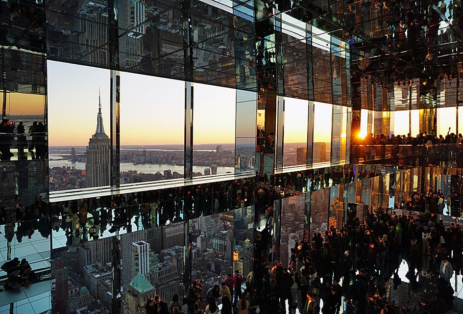 Innovative design brings the skyline inside the observation deck at Summit One Vanderbilt. Photo by Jody Mercier