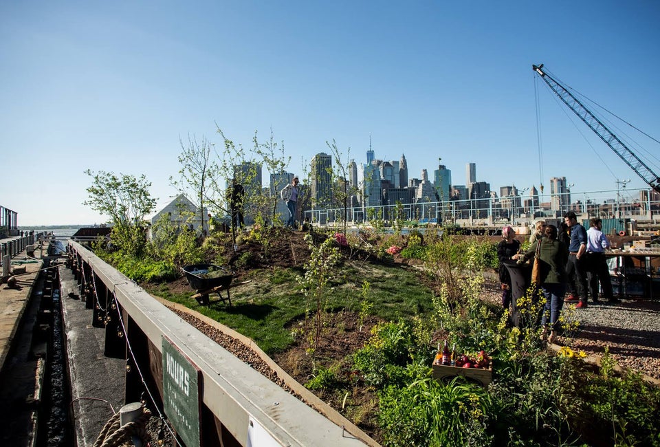 Swale, the floating food forest, arrives in Sunset Park this weekend. Photo courtesy of Swale