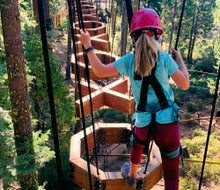 One of the best vacation adventures ever awaits in Lake Tahoe. Photo courtesy of Tree Top Adventure