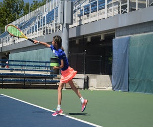 When the pros aren't playing, the USTA Billie Jean King National Tennis Center offers a variety of tennis classes in NYC for kids. Photo courtesy of the center