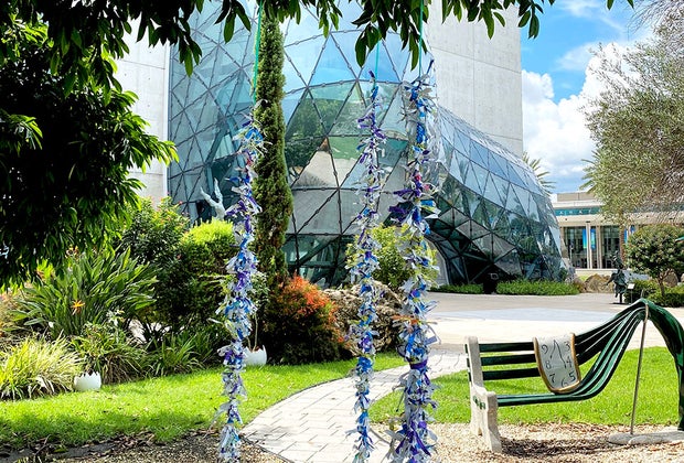 exterior shot of the dali museum