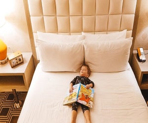 Kids that are tuckered out from exploring are right at home at The Garland. Photo courtesy of The Garland