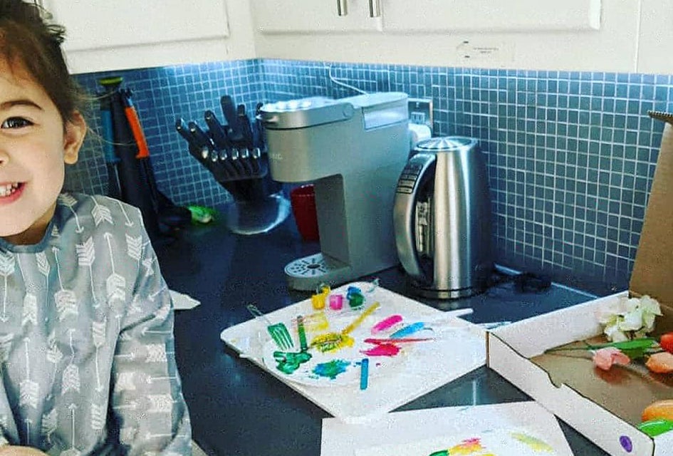 The artists at Messy Artist have put together on-the-go kits to bring art projects and supplies home! Photo courtesy of the shop