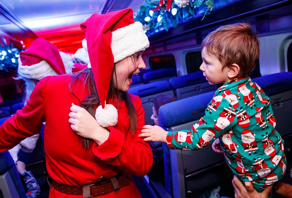 Get into the Christmas spirit this weekend with a ride aboard the Polar Express in Whippany. Photo courtesy of the railway