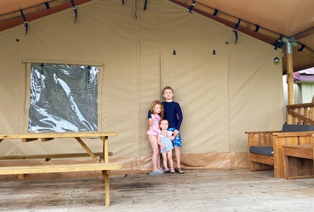 Safari Tents: Glamping at Jellystone Park Delaware Beaches