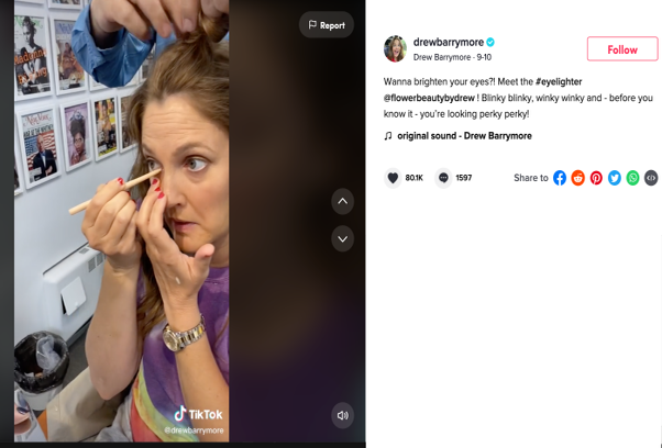 Catch Drew Barrymore's tricks for wide-awake eyes.