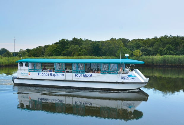 boat on the peconic bay