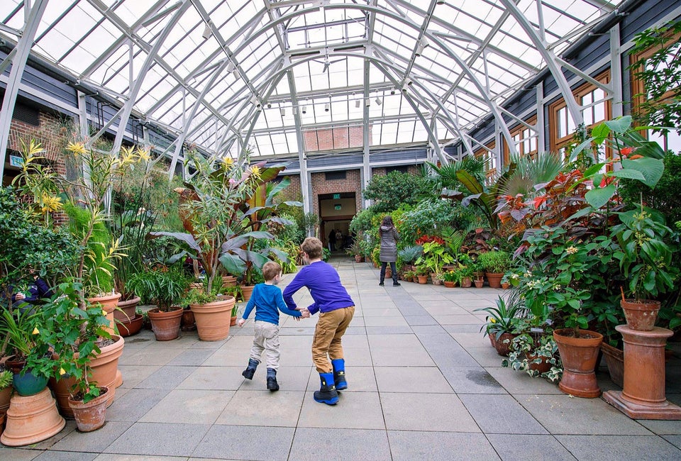Balmy temps and spectacular flora invite exploration. Photo courtesy of Tower Hill Botanic Garden
