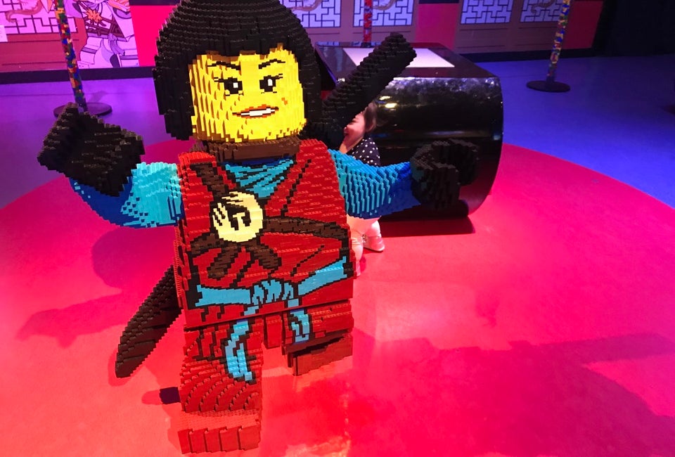 The NINJAGO space at LEGOLAND, photo by the author