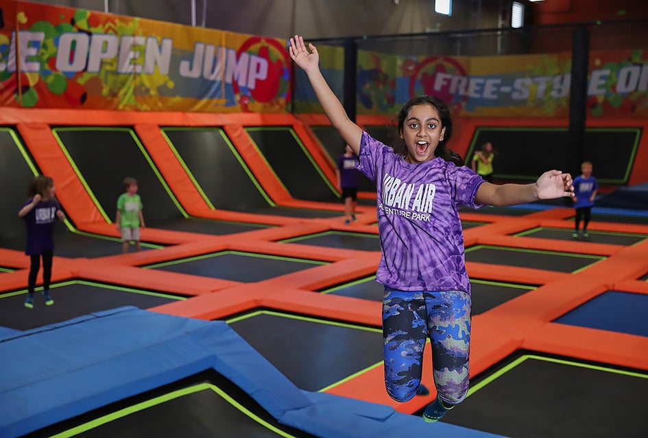 Jump, bounce and play and Urban Air Adventure Park. Photo courtesy of Urban Air