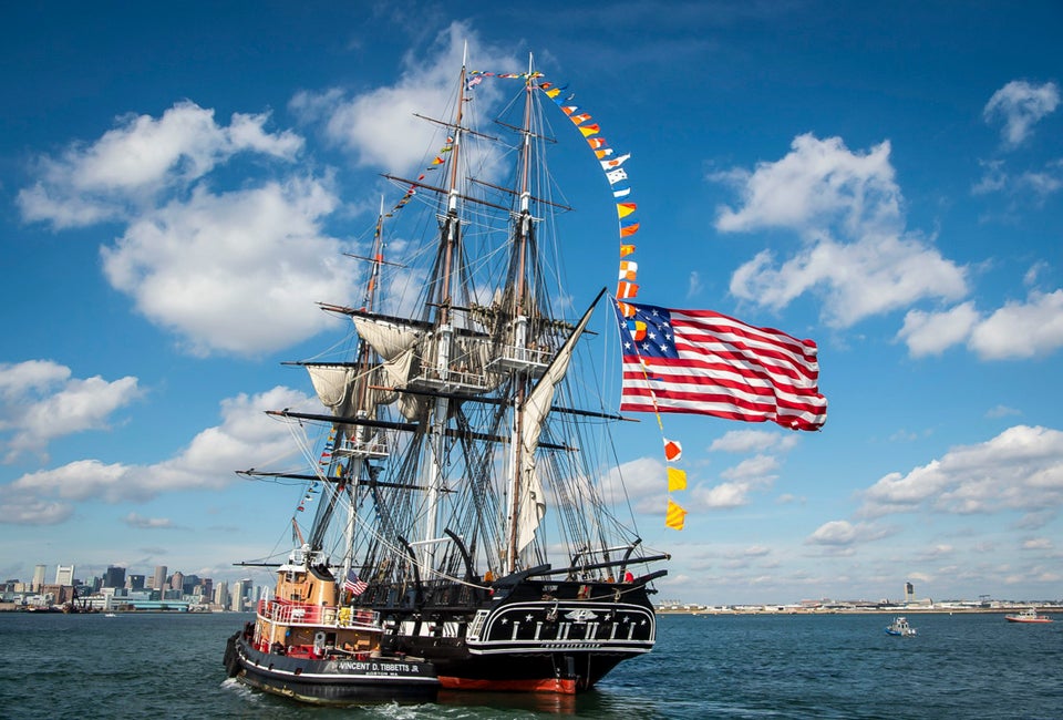 The USS Constitution has become a symbol of Boston–and of American resilience. Photo courtesy of the USS Constitution Museum