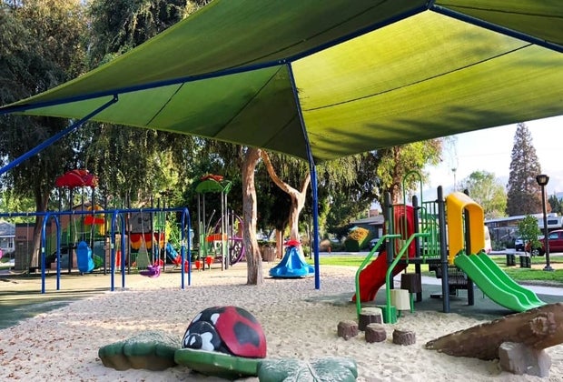 The Best Playgrounds with Shade in Los Angeles: Vickroy Park