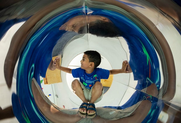 Visiting the New York Hall of Science with Kids: Preschool Place