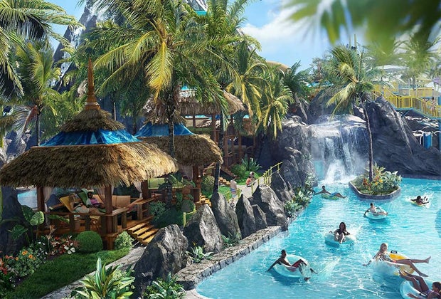 Best Outdoor Water Parks in the US: Universal's Volcano Bay in Orlando, FL