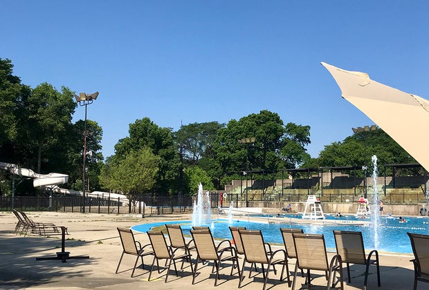 Free swimming pools in Chicago: Washington Pool