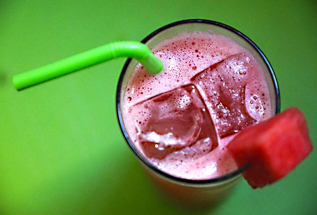 watermelon mocktails.