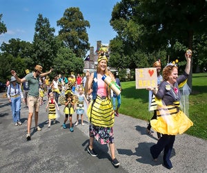 Celebrate bees at Wave Hill's Honey Weekend. Photo by Erica Berger