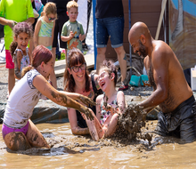 Make a splash at the Muddy Puddles Mess Fest in Mahopac. Photo courtesy of the fest