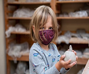 The Clay Art Center lets kids get crafty and learn sculpting techniques. Photo courtesy of the Center