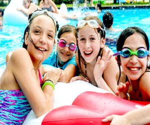 Campers can make a splash at Deer Mountain Summer Day Camp. Photo courtesy of the camp