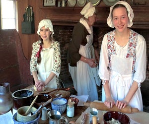 Learn about Colonial holiday food traditions. Photo courtesy of the Welles Shipman Ward House 