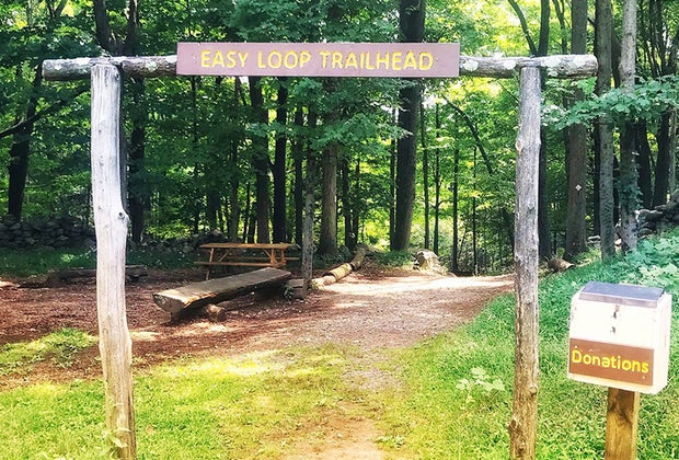 Westmoreland Easy loop Trailhead