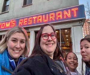 Tom's Restaurant is situated on a fairly sleepy corner in Morningside Heights despite its high-profile turn in Seinfeld. Photo by Jody Mercier