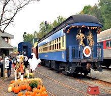 Join in the Halloween fun at the Whippany Railway Museum's Pumpkin Patch Train. Photo courtesy of the museum 