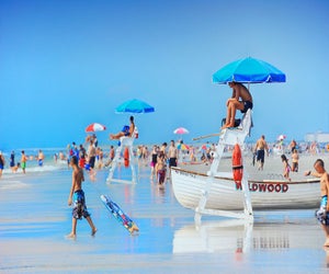 The Wildwoods boasts 5 miles of beautiful, free beaches. Photo courtesy of Wildwoods