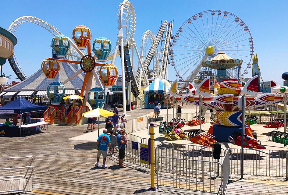There are lots of preschooler-friendly rides at Morey's Piers in Wildwood. Photo by Rose Gordon Sala